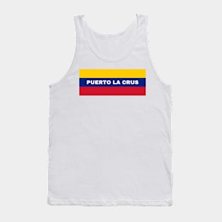 Puerto La Crus City in Venezuelan Flag Colors Tank Top